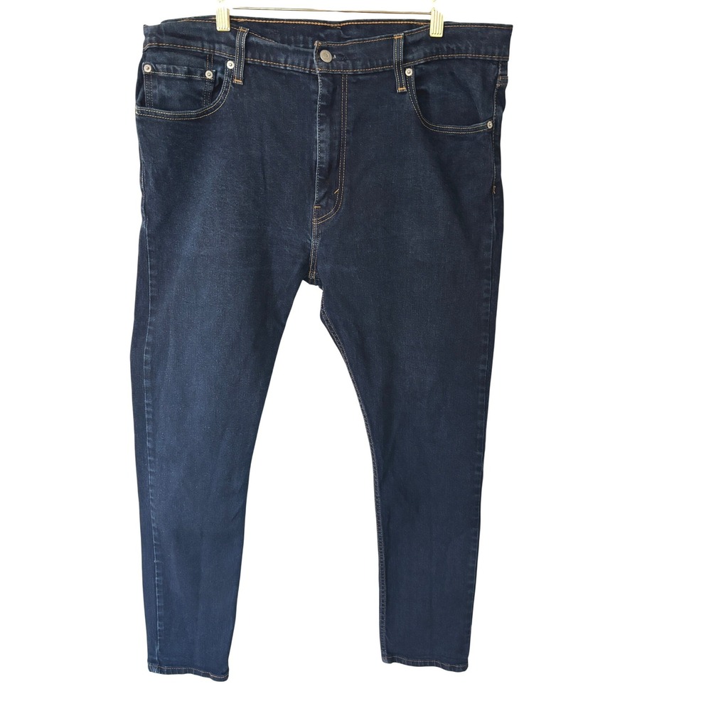 Levi Jeans 512 Mens 40x32 Dark Wash Slim Taper Fit Stretch Denim Casual Modern